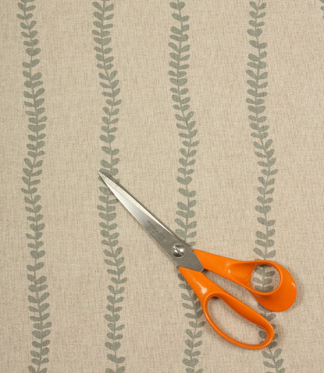 Harriet Trail Fabric / Duck Egg - Just Fabrics