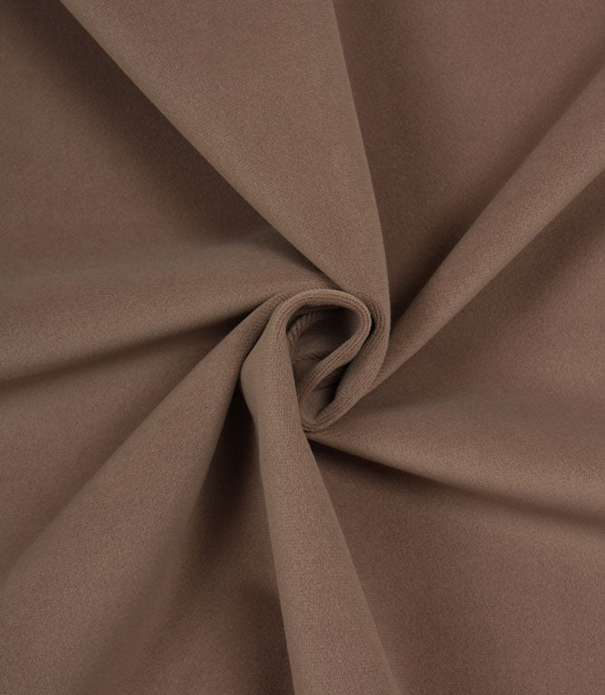 Matuel Velvet FR Fabric / Mole - Just Fabrics