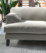 Harrow Chenille FR Fabric / Smoke - Just Fabrics