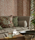 Trent Fabric / Madder / Webb's Blue - Just Fabrics