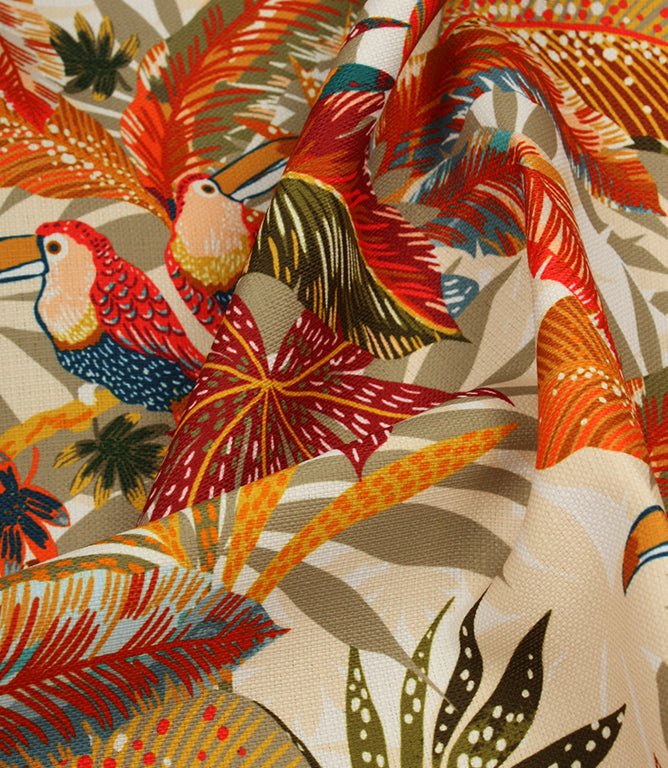 Costa Rica Outdoor Fabric / Terracotta - Just Fabrics