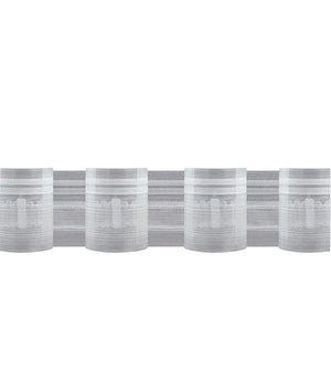 Curve pleat 3" 80mm wave effect translucent tape