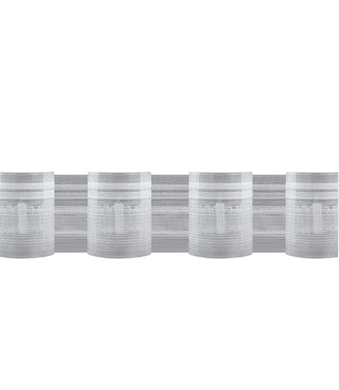 Curve pleat 3" 80mm wave effect translucent tape - Just Fabrics