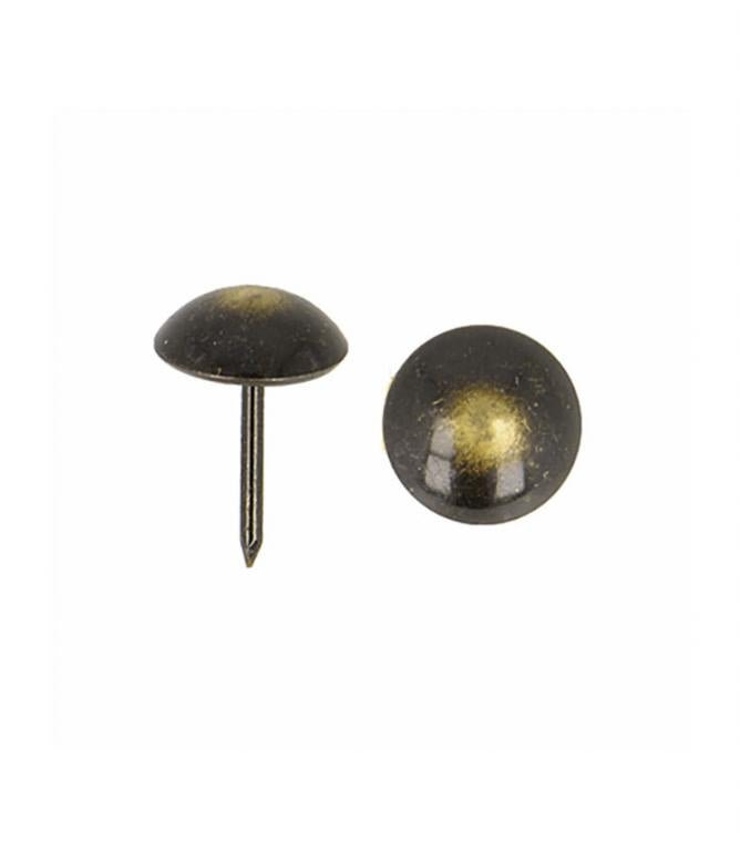 Upholstery Nails Black - Brass - Just Fabrics