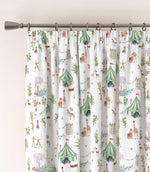 Le Cirque Du Chateau Pencil Pleat Curtains - Just Fabrics