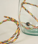 Hartland 41cm Recycled Glass Natural Lamp Base - Just Fabrics