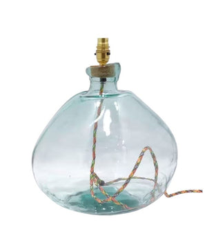 Winsford 39cm Recycled Glass Natural Lamp Base