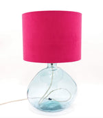Winsford 39cm Recycled Glass Natural Lamp Base - Just Fabrics