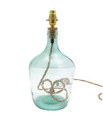 Moreton 36cm Recycled Glass Natural Lamp Base - Just Fabrics
