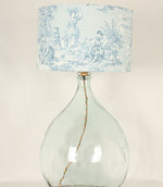 Branscombe 62cm Recycled Glass Natural Multi Flex Lamp Base - Just Fabrics