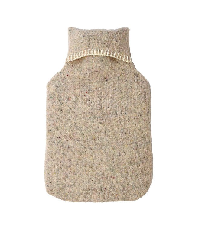 Recycled Wool Hot Water Bottle - Latte - Just Fabrics
