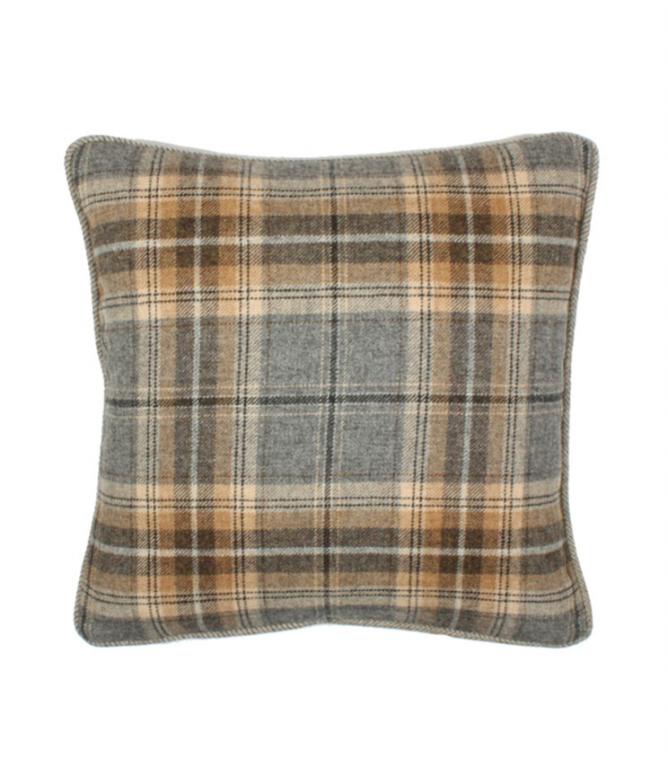 Balmoral Pewter Cushion - Just Fabrics
