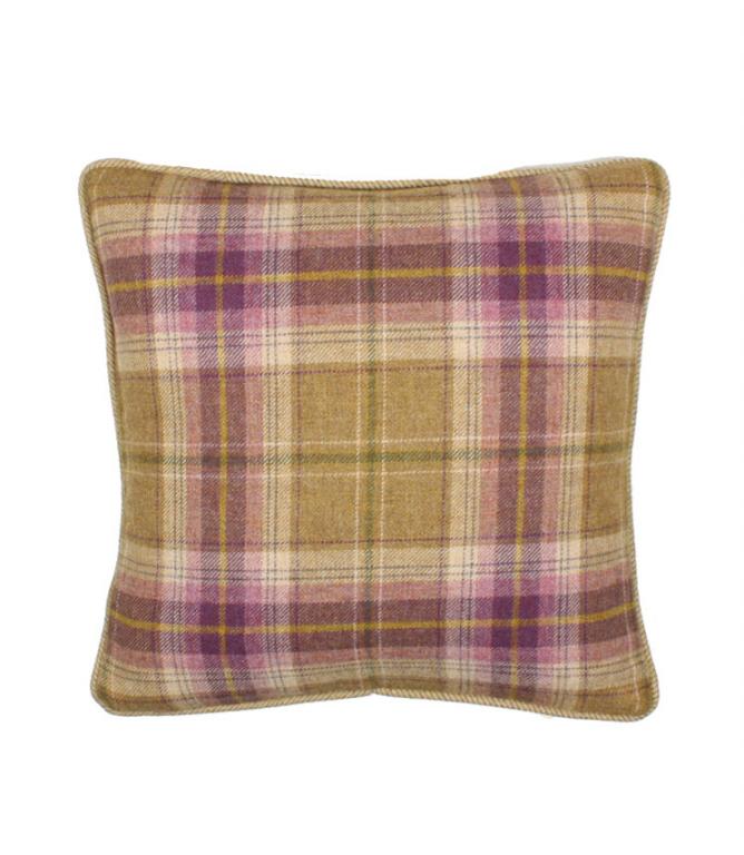 Balmoral Cassis Cushion - Just Fabrics