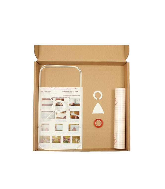 Rounded Rectangle Lampshade Kit 40cm - Just Fabrics