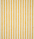 Aldsworth Ticking Ochre fabric featuring narrow golden ochre and off-white vertical stripes in a classic ticking design with a textured woven finish.