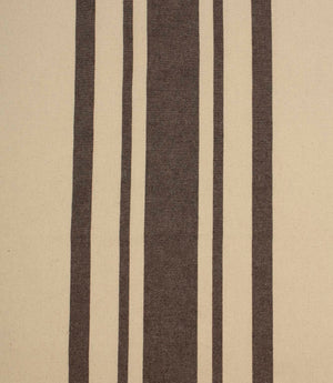 Aldsworth Broad Stripe Fabric / Coffee