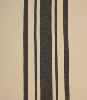 Aldsworth Broad Stripe Fabric / Noir
