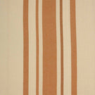Cream and terracotta striped woven fabric with bold vertical stripes, ideal for curtains, upholstery and soft furnishing projects.