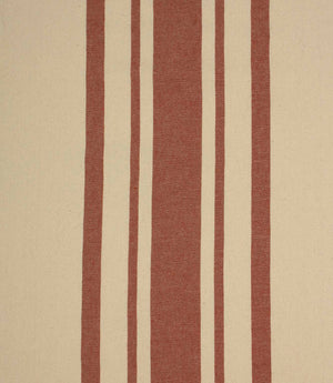 Aldsworth Broad Stripe Fabric / Terracotta