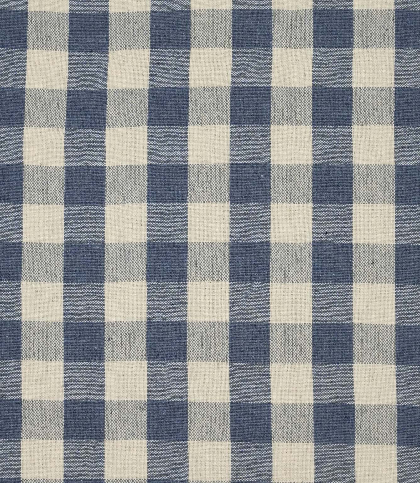 Aldsworth Check Fabric / Denim