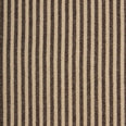 Aldsworth Ticking Fabric / Coffee