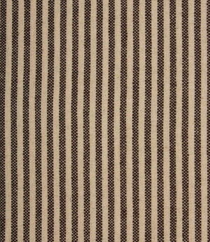 Aldsworth Ticking Fabric / Coffee