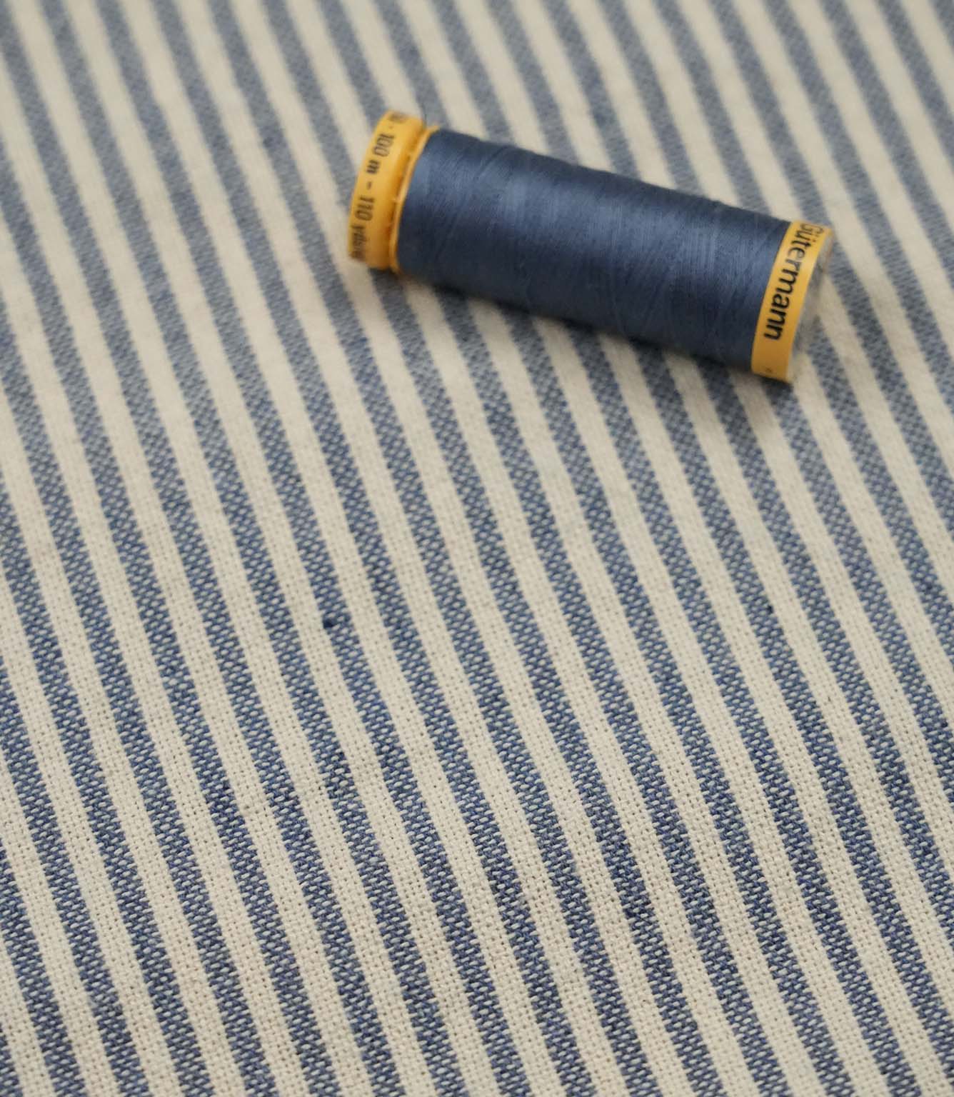 Aldsworth Ticking Fabric / Denim
