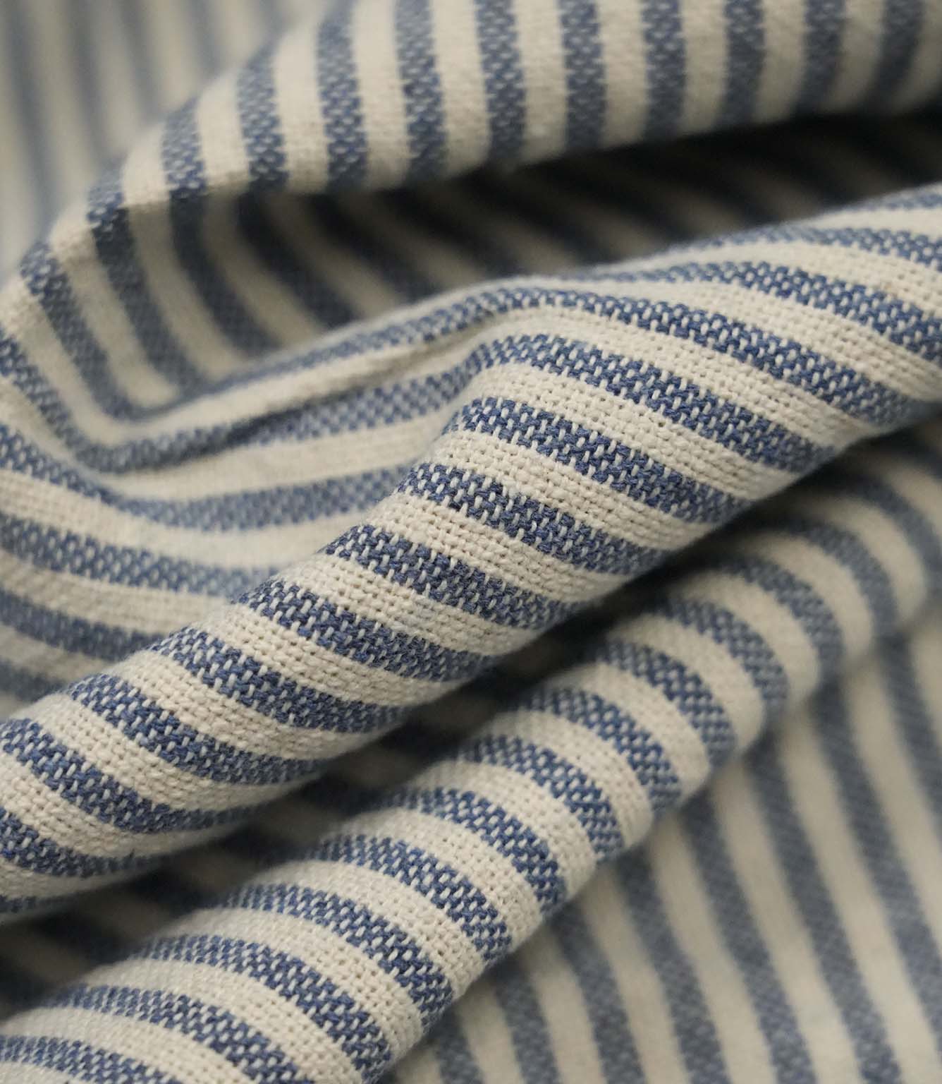 Aldsworth Ticking Fabric / Denim