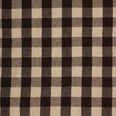 Aldsworth Check Fabric / Coffee