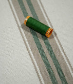 Alma Stripe Fabric / Green