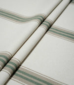 Alma Stripe Fabric / Green
