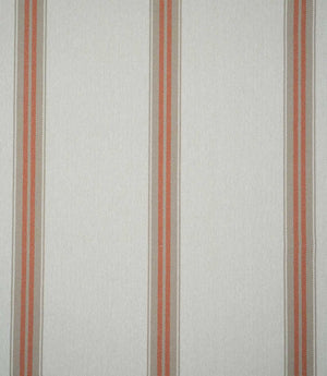 Alma Stripe Fabric / Terracotta
