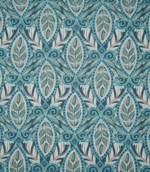 Arbor Fernwork Outdoor Fabric / Blue
