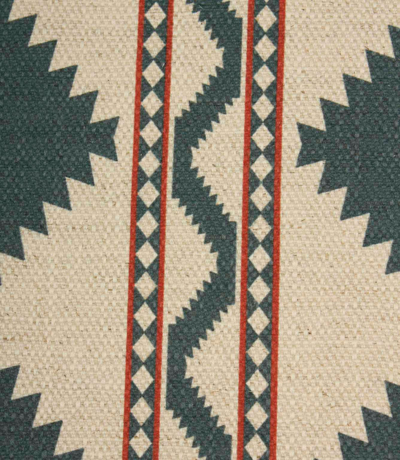 Arden Geo Fabric / Azure | Just Fabrics