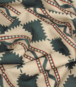 Arden Geo Fabric / Azure | Just Fabrics