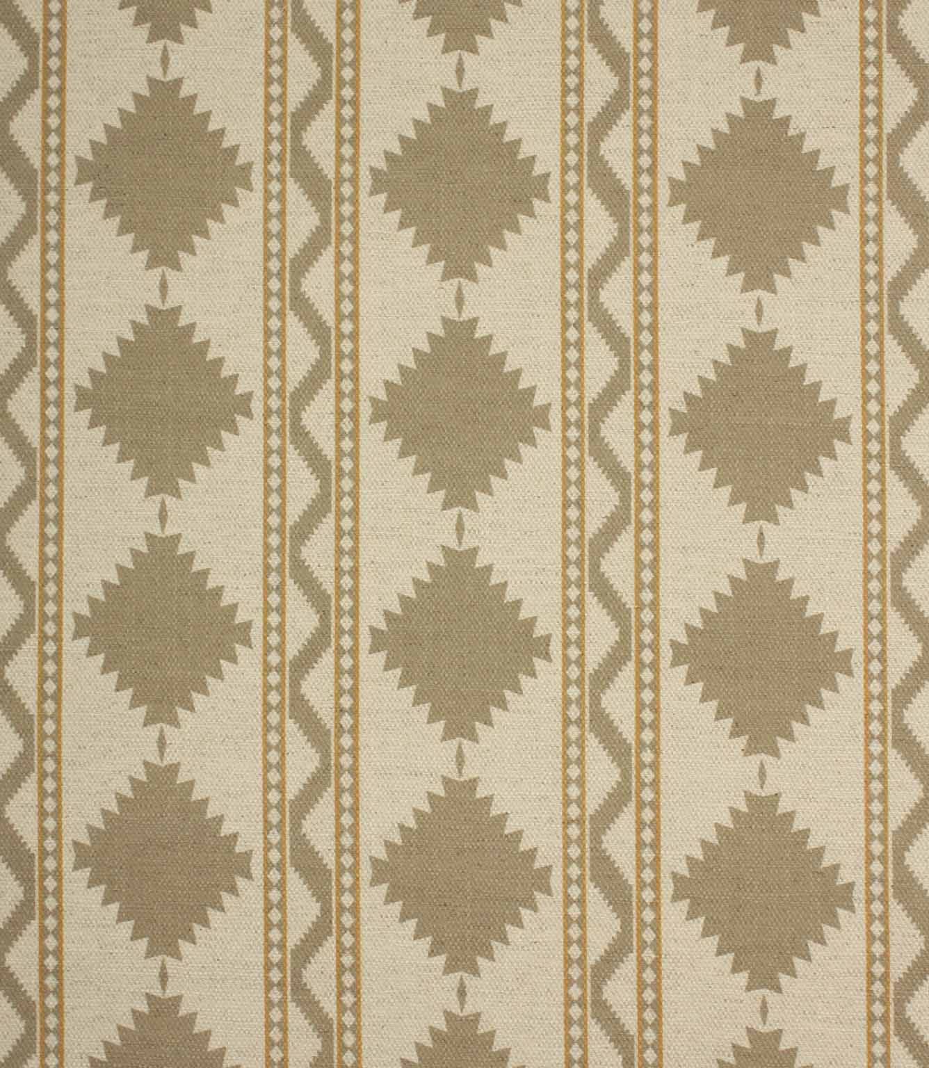 Arden Geo Fabric / Mushroom | Just Fabrics