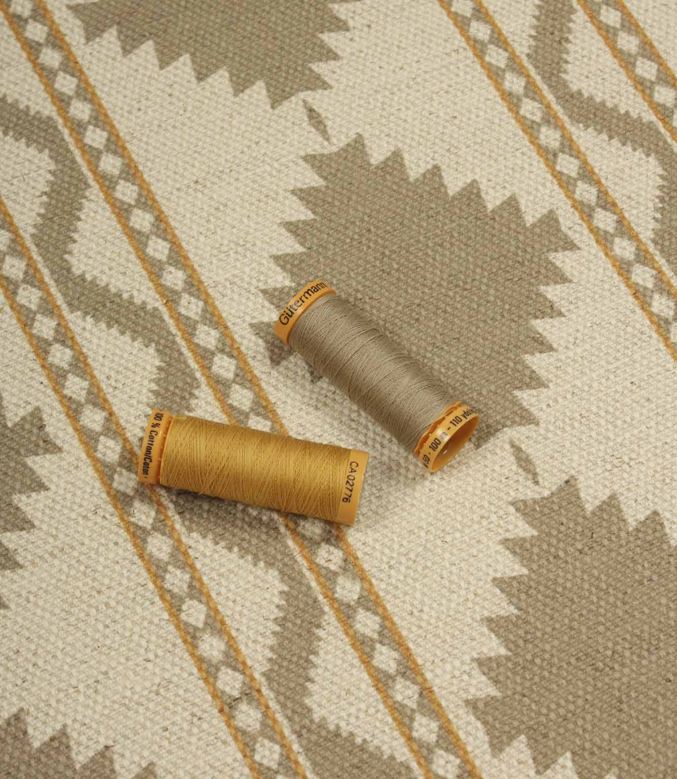 Arden Geo Fabric / Mushroom | Just Fabrics