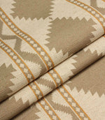 Arden Geo Fabric / Mushroom | Just Fabrics