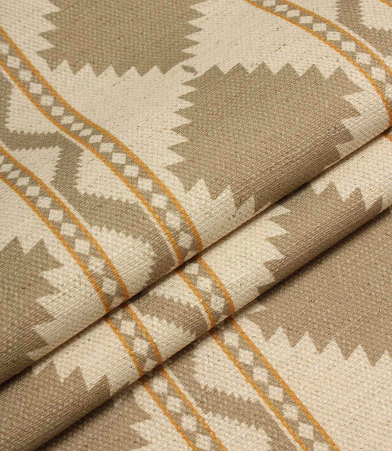 Arden Geo Fabric / Mushroom | Just Fabrics