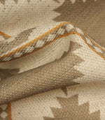 Arden Geo Fabric / Mushroom | Just Fabrics