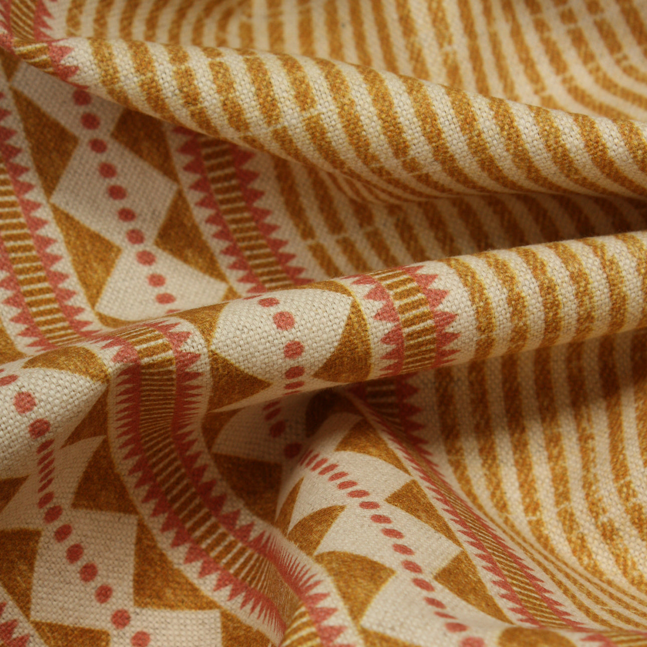 Arlo Stripe Fabric / Ochre