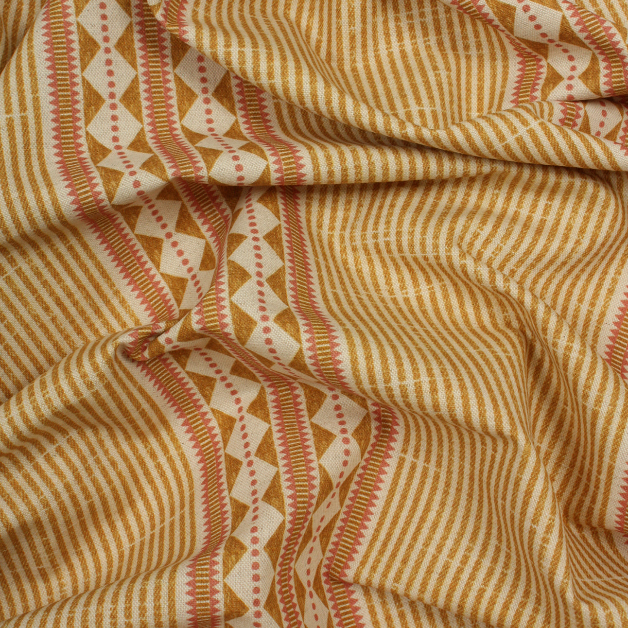 Arlo Stripe Fabric / Ochre