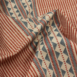 Arlo Stripe Fabric / Rouge