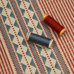 Arlo Stripe Fabric / Rouge
