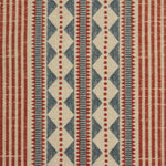 Arlo Stripe Fabric / Rouge