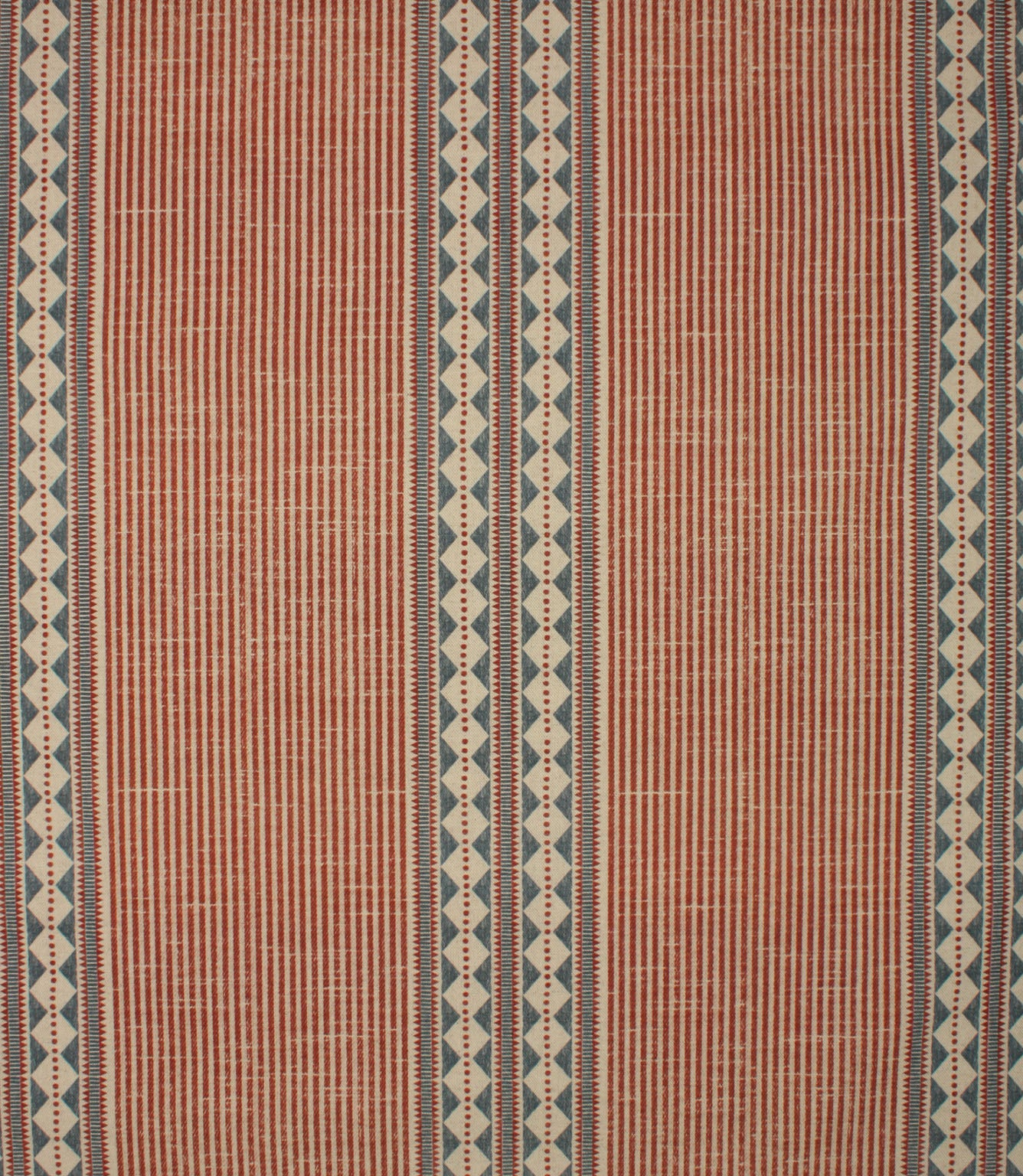 Arlo Stripe Fabric / Rouge