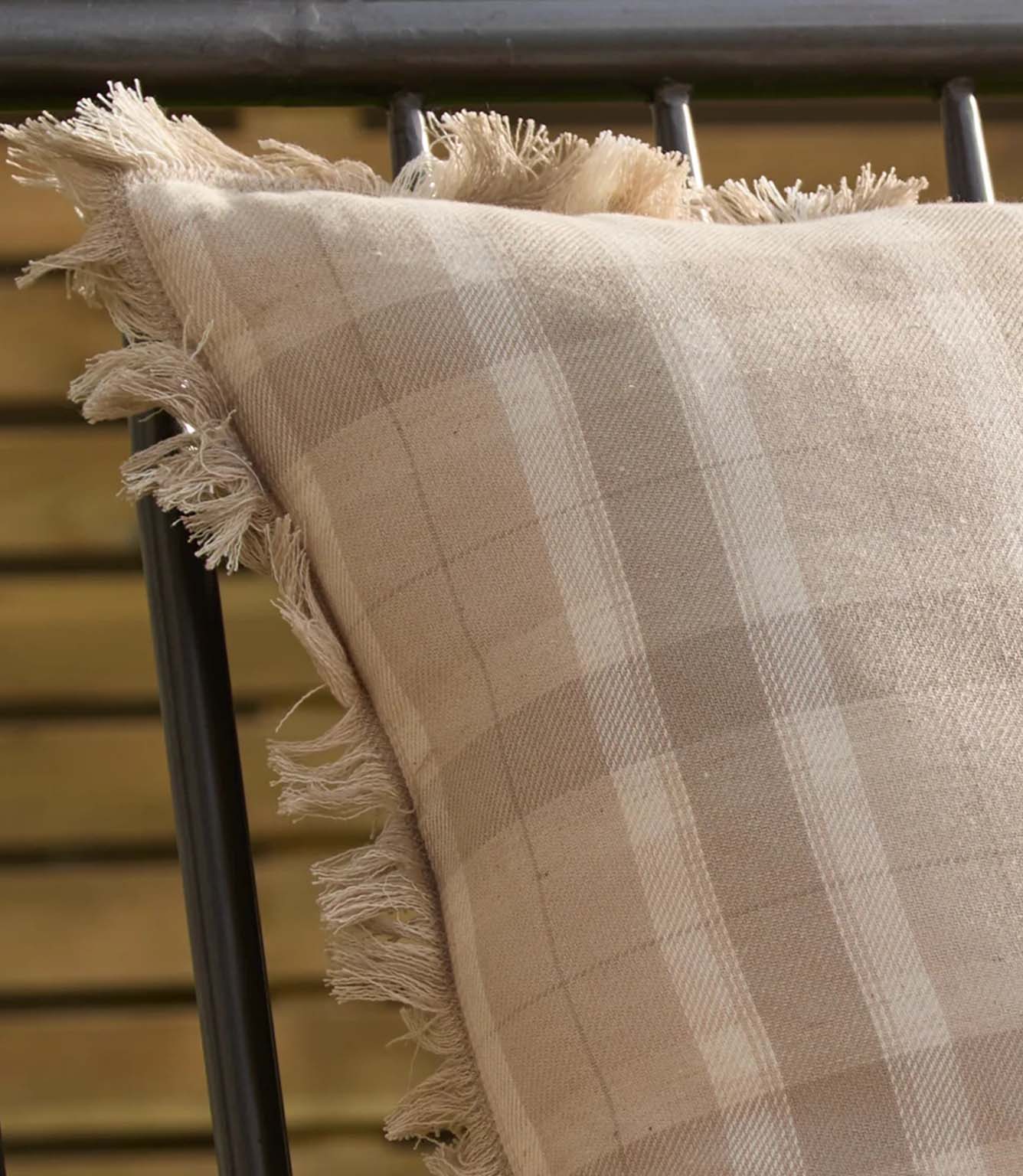 Arrochar Tartan Nut Outdoor Cushion