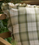 Arrochar Tartan Moss Outdoor Cushion