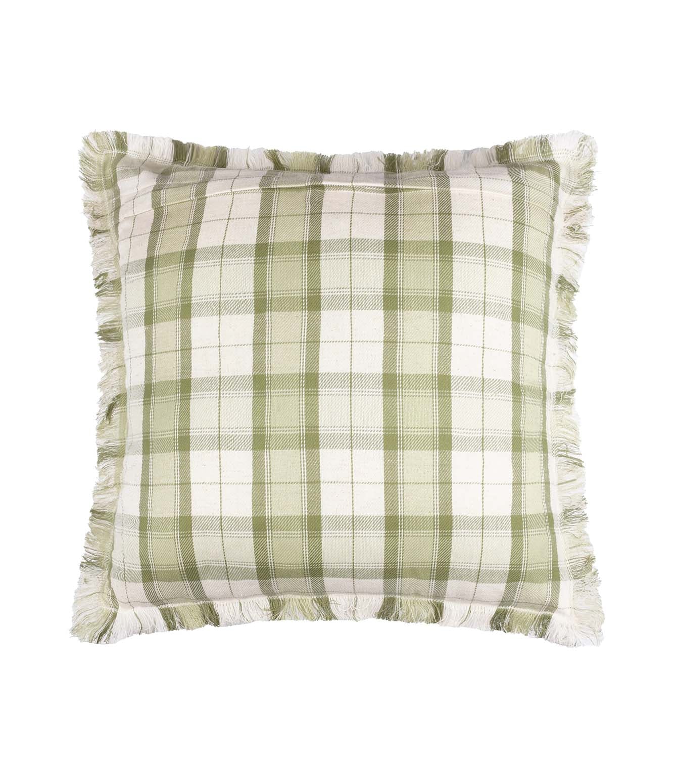 Arrochar Tartan Moss Outdoor Cushion