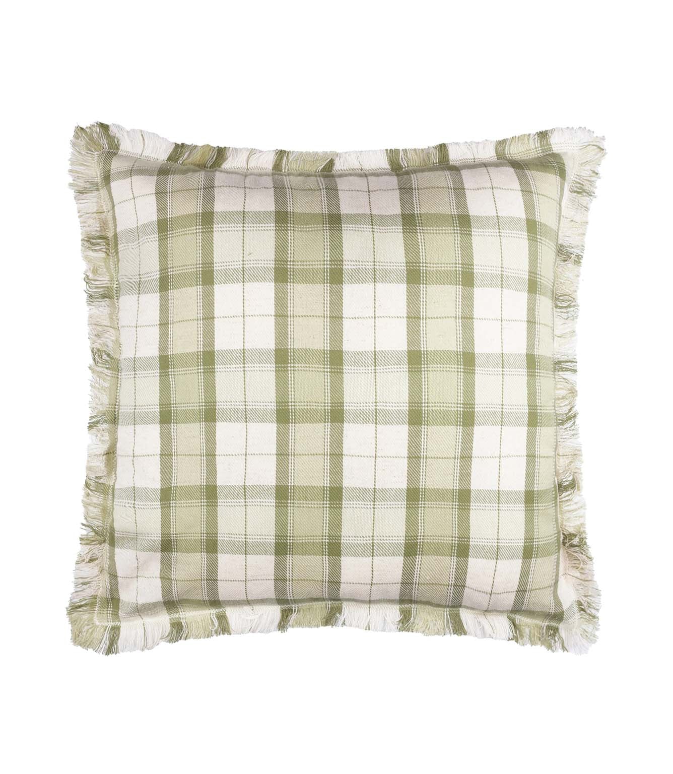 Arrochar Tartan Moss Outdoor Cushion